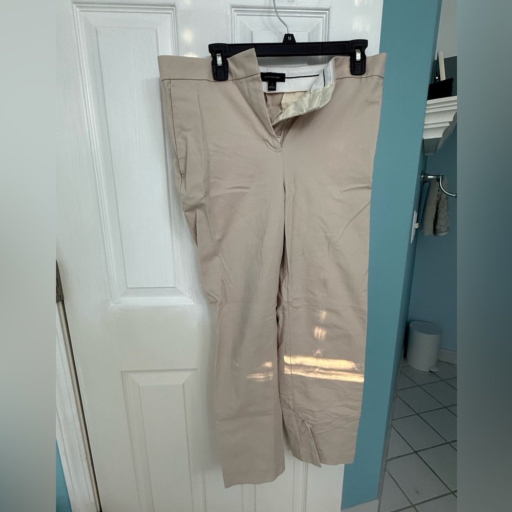 Ann Taylor Cream Trousers